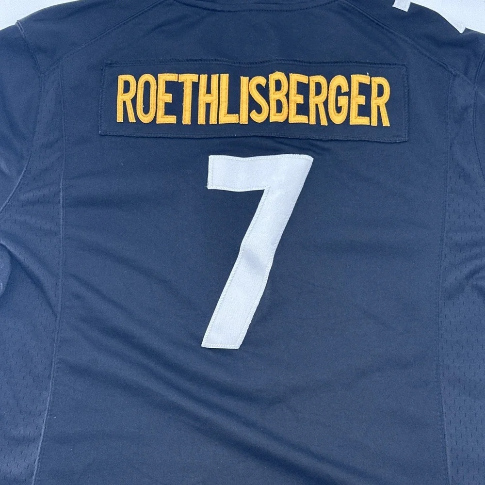 Nike On Field NFL Pittsburgh Steelers Jersey‎ Ben Roethlisberger #7 Youth XXL